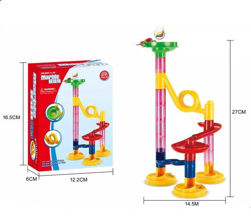 corlado | Baustein Murmelbahn Säulen Spielset