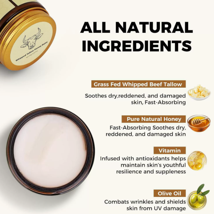 Rindertalg & Honig Body Butter, reichhaltig pflegend