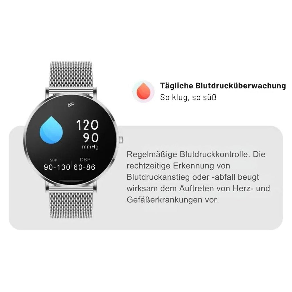 LunaCare Vital- elegante Gesundheitsuhr für das Wohlbefinden von Frauen