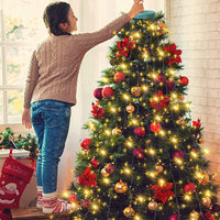corlado | Weihnachtsbaum Wasserfalllichter mit Ring