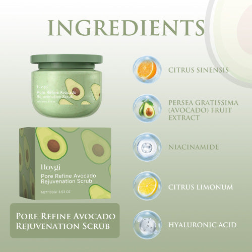 Avocado Körperpeeling, cremig