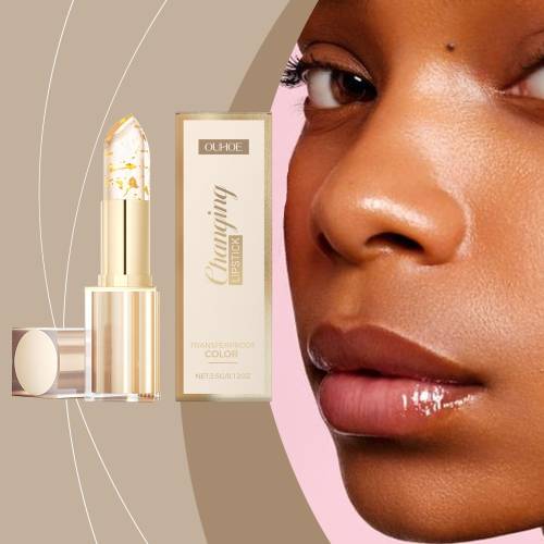 Blattgold Lippenbalsam mit Farbwechsel und Vitamin E