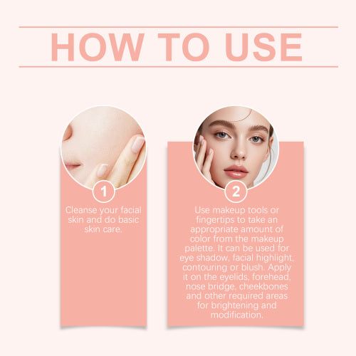 Multi-Use Make-up Palette: Lidschatten, Kontur, Rouge und Highlighter