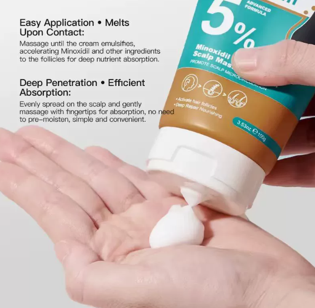 Keratin Kopfhaut-Massagecreme, erfrischende Pflege
