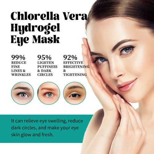 Chlorella Hydrogel Augenpads mit Aloe