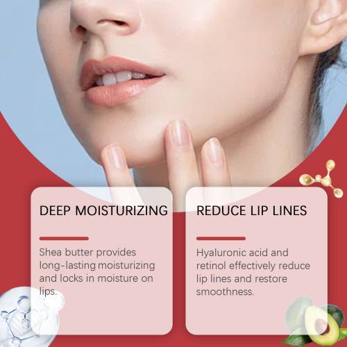 Lippenpflegecreme mit Sheabutter und Hyaluronsäure