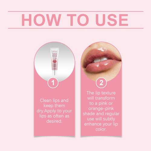 Farbwechselnder Lippenbalsam mit Sheabutter