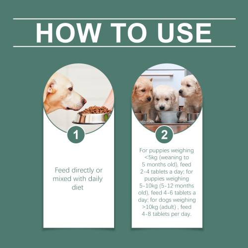 Tabletten für Hunde mit Tränenflecken