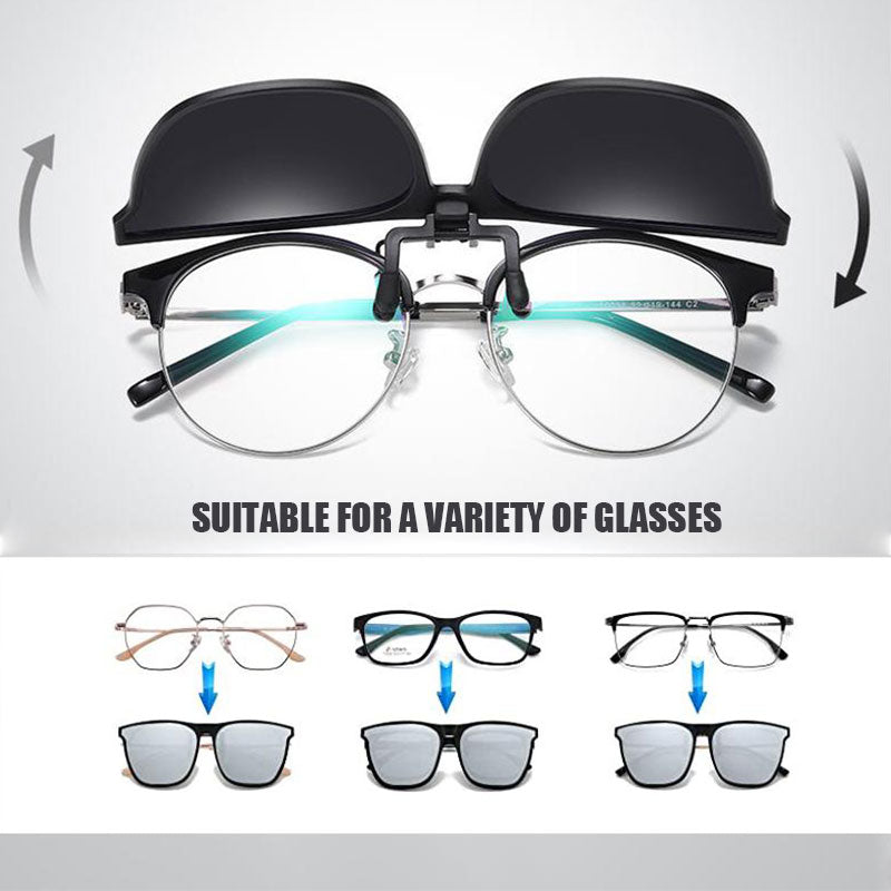 corlado | Neue polarisierte Clip-on-Klappsonnenbrille