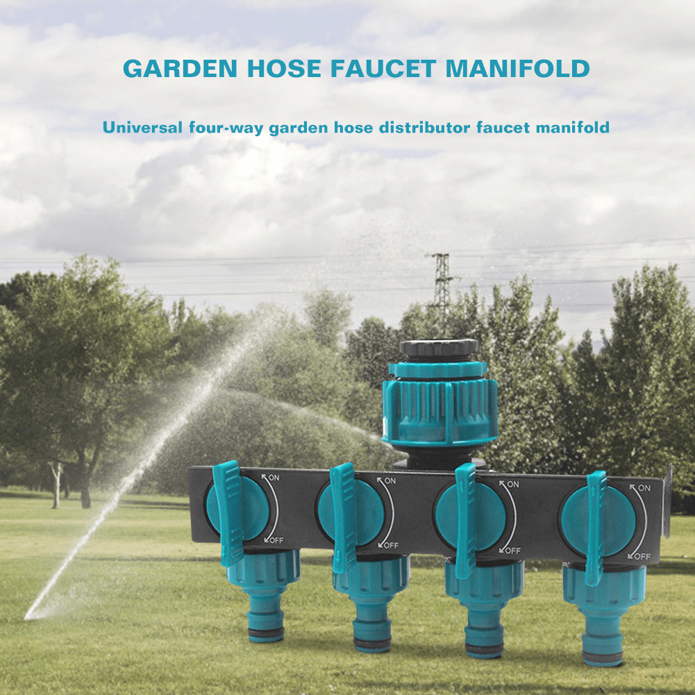corlado | Weg Garten-Schlauchverteiler - Verstellbarer Wasserhahn-Adapter