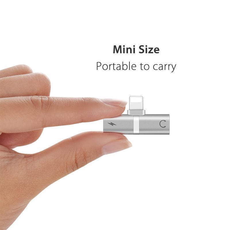 corlado | 4 in 1 Earphone Lightning Adapter für iPhone ( 2PCS )