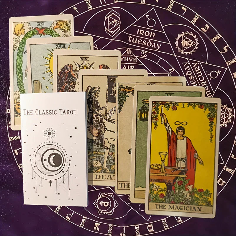 Traditionelles Tarotkarten-Set (78 Karten)