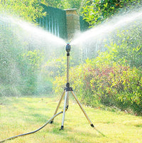 Gardexon – Sprühgerät 360° Edelstahl-Stativ – Gartenbewässerung