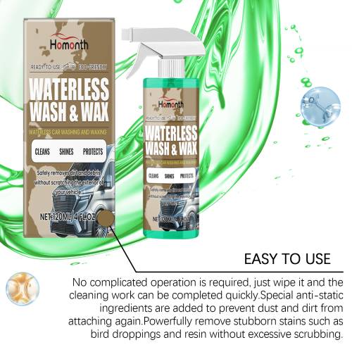 Wasserlose Wäsche und Versiegelung