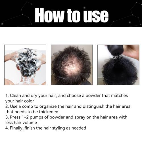 Haarfaser-Puder