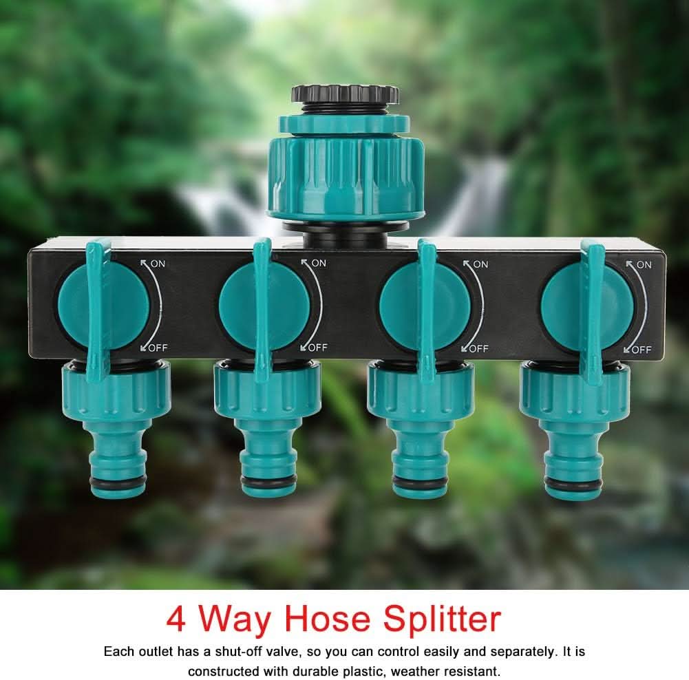 corlado | Weg Garten-Schlauchverteiler - Verstellbarer Wasserhahn-Adapter