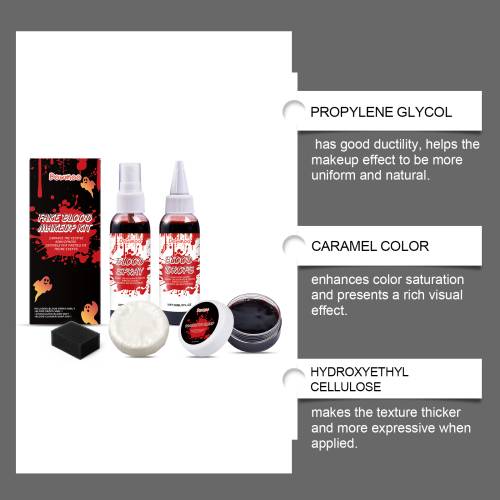Halloween Kunstblut Make-up-Set