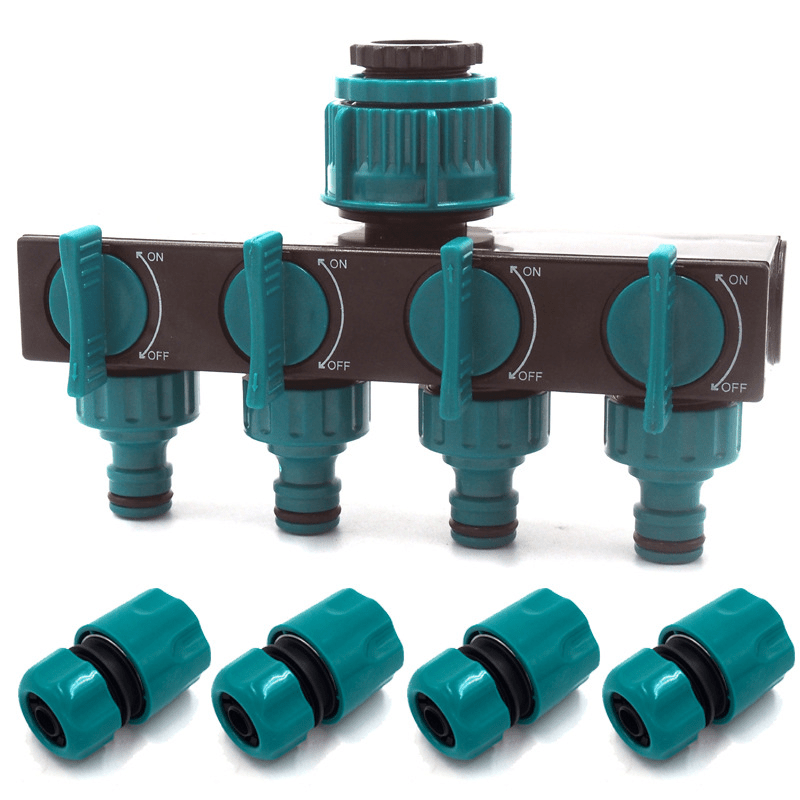 corlado | Weg Garten-Schlauchverteiler - Verstellbarer Wasserhahn-Adapter