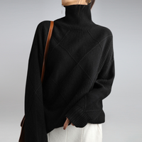 Kuscheliger Kaschmir Damen Rollkragenpullover