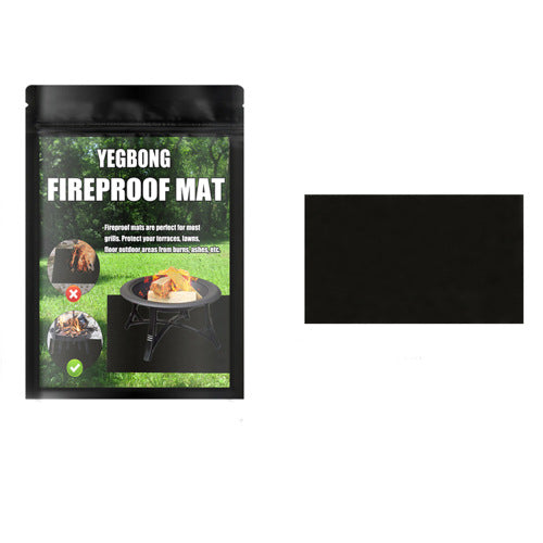 Schwarze Feuerschalen-Matte