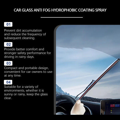 Hydrophobes Scheiben- und Spiegelspray