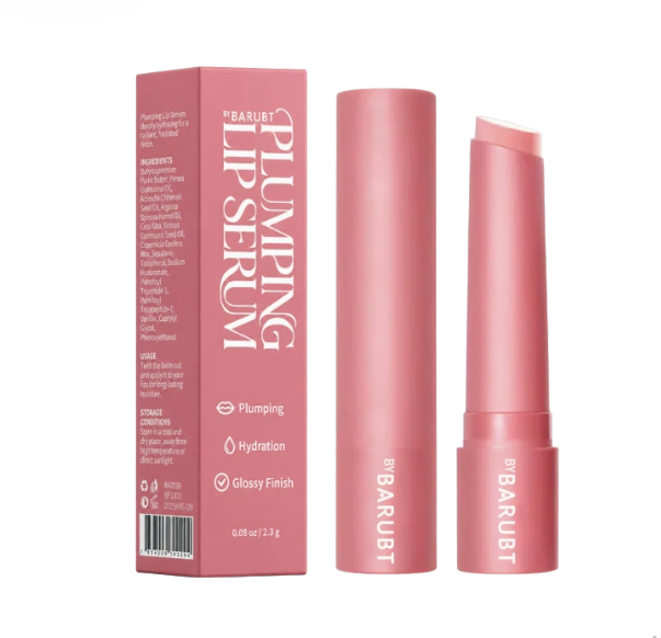 Plumping Lippenserum, feuchtigkeitsspendend, zartes Rosa