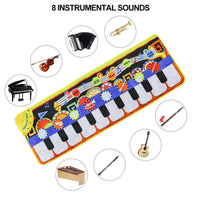 Musikalische Spielmatte für Kinder, Instrumente & Spaß