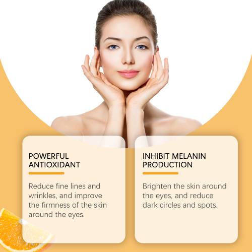 Vitamin C Augencreme mit Massage-Applikator
