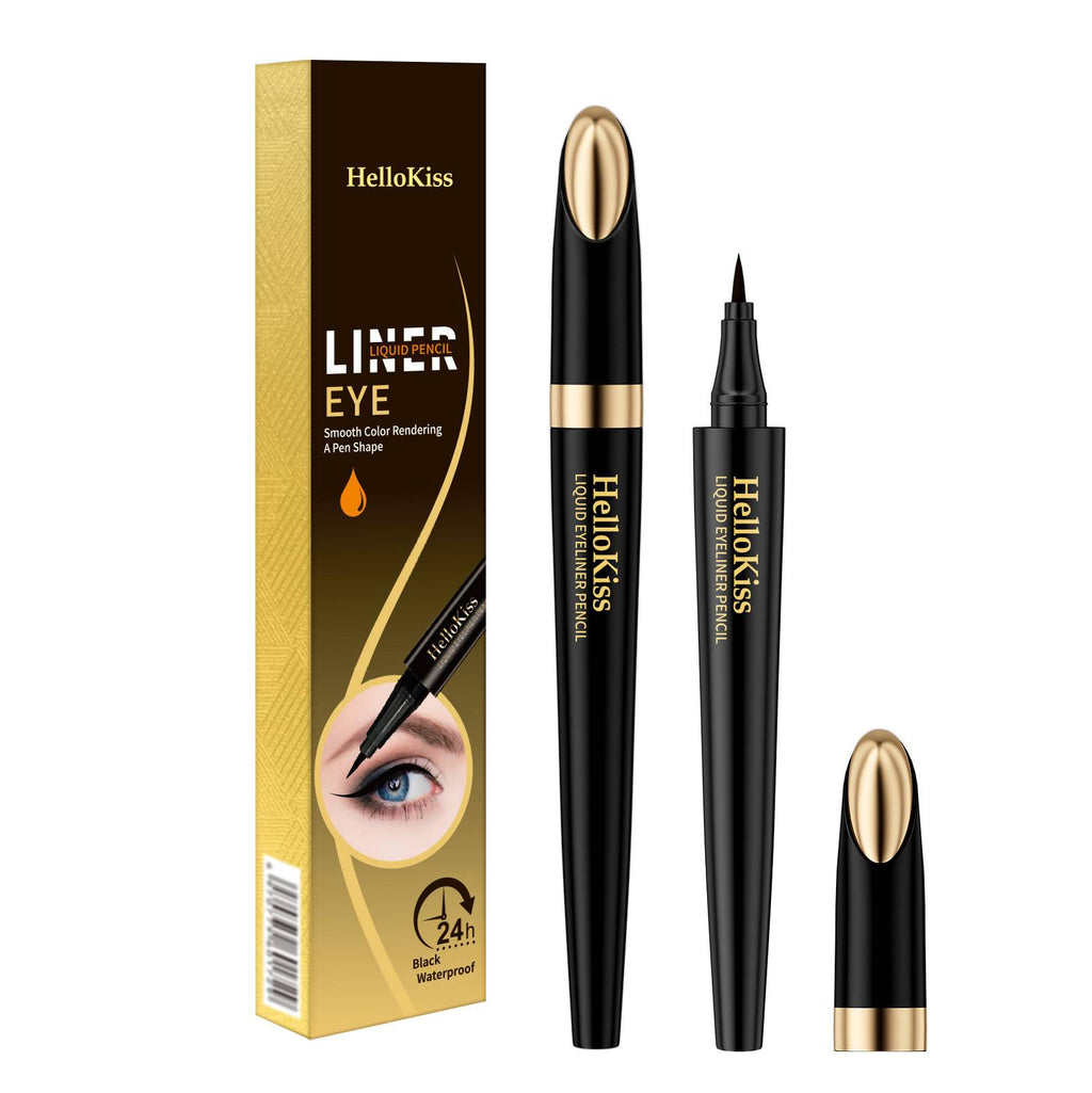 Wasserfester flüssiger Eyeliner, Schwarz oder Braun
