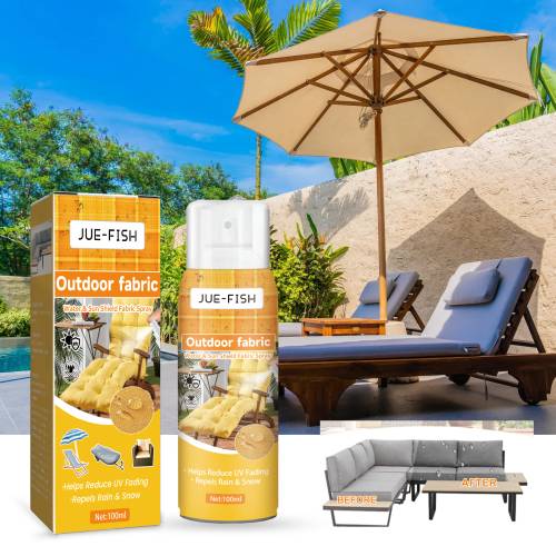 Wasserfestes Textilspray für draußen