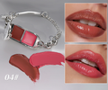 2-in-1 Lipgloss-Armband-Set mit abnehmbarem Charm