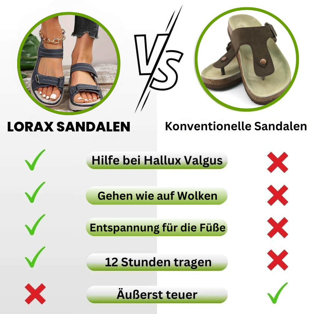 Lorax Sandalen - ultraleichte Komfort-Sandalen für Damen