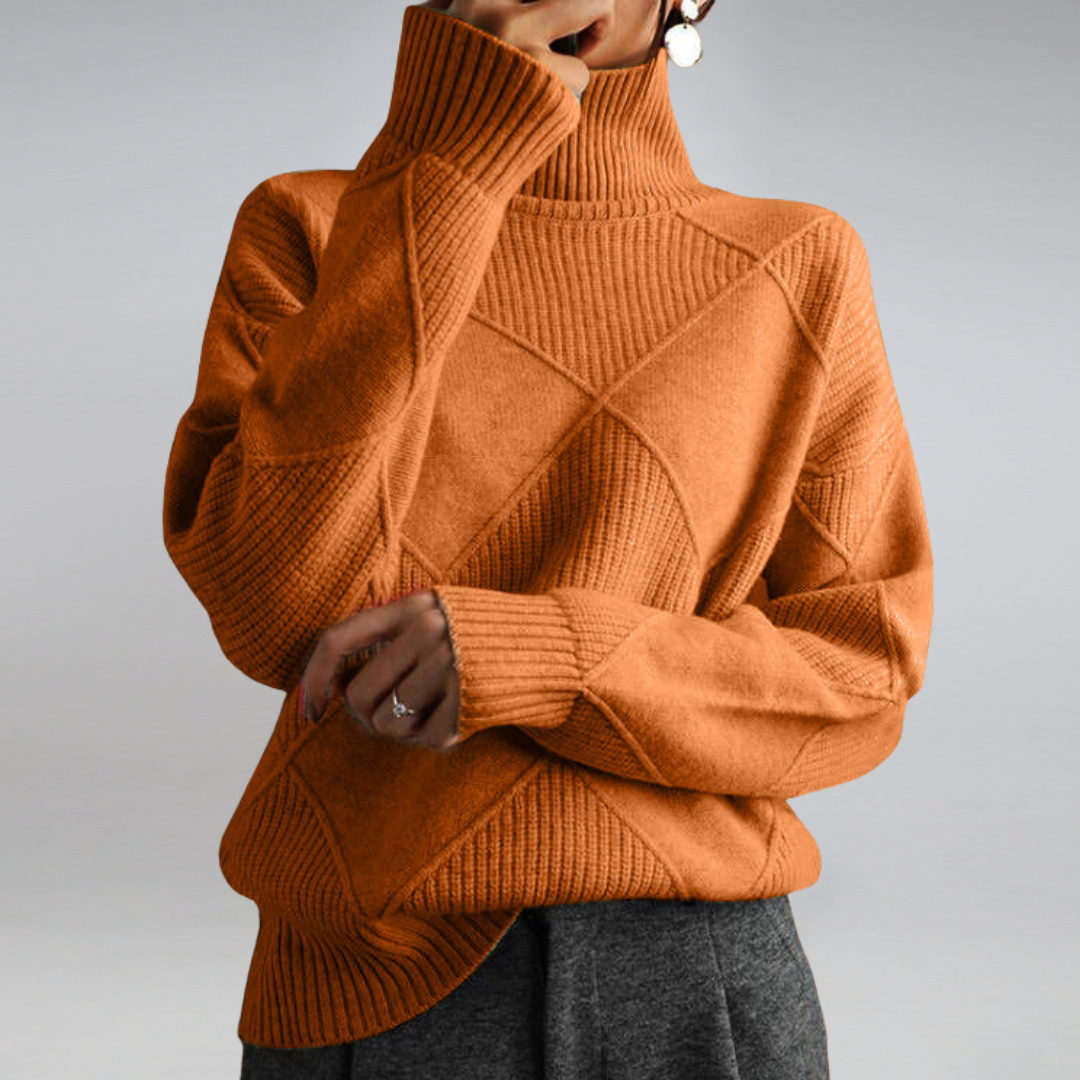 Kuscheliger Kaschmir Damen Rollkragenpullover