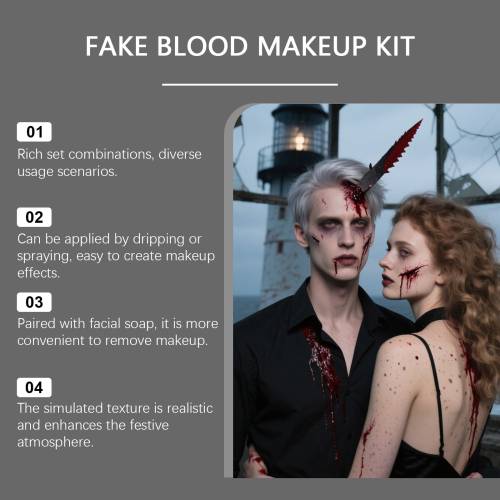 Halloween Kunstblut Make-up-Set