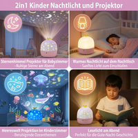 2in1 Kinder Nachtlicht und Projektor