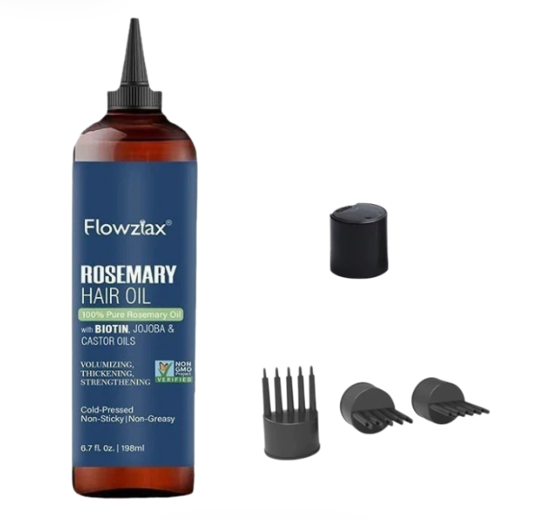 Rosmarin-Haaröl mit Bürstenapplikator, glättend