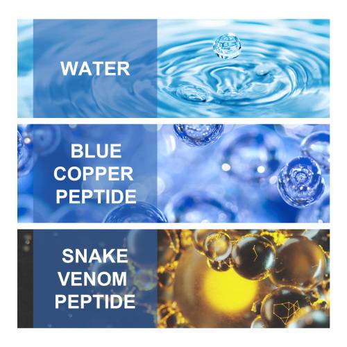 Blaues Kupferpeptid Serum, straffend