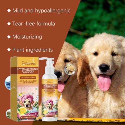 Sanftes Hundeshampoo