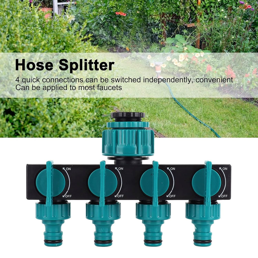 corlado | Weg Garten-Schlauchverteiler - Verstellbarer Wasserhahn-Adapter