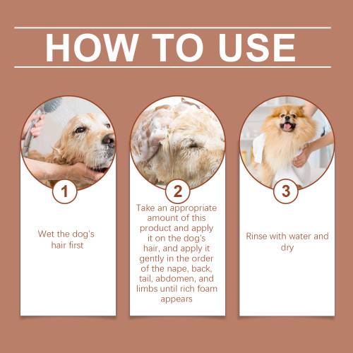 Sanftes Hundeshampoo