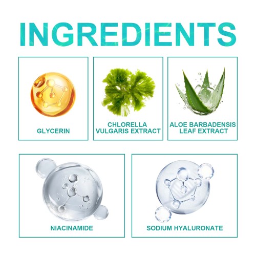 Chlorella Hydrogel Augenpads mit Aloe