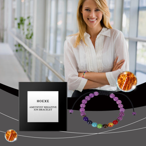 Amethyst & rosa Kristall Armband