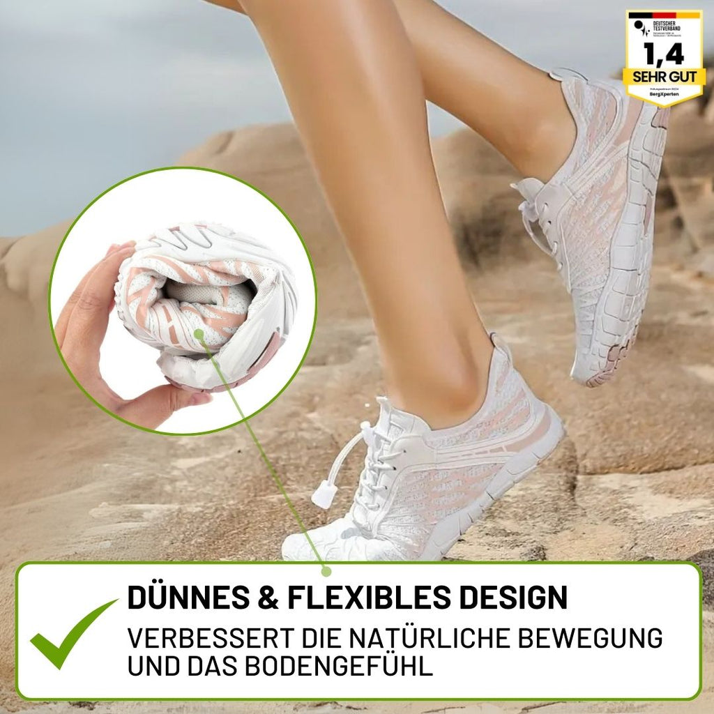 FloraX Pro - ergonomische, schmerzlindernde & wasserdichte Barfußschuhe
