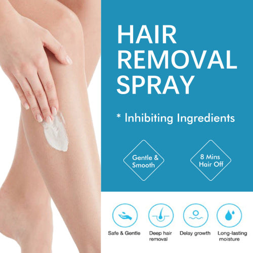 Enthaarungsspray mit Aloe für Achseln, Beine und Arme