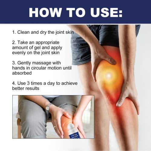 Sanftes Massagegel für Handgelenke und Knie