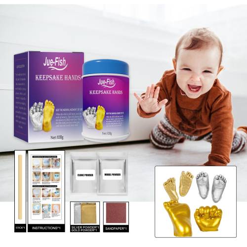 Baby 3D Hand- und Fußabdruck-Set