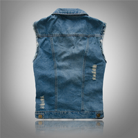 Stylische Denim Weste für Herren