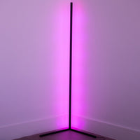Schlanke LED Ecklampe, dimmbar, Wohnzimmer & Schlafzimmer