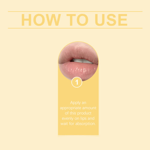 Farbwechselnder Lippenbalsam mit Goldfolie