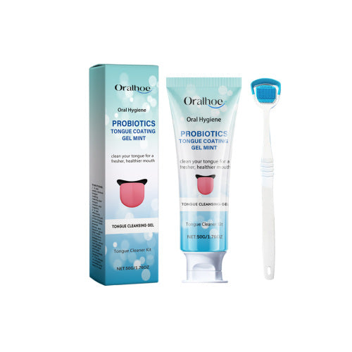 Zungenreinigungs-Set mit Tee und Honig